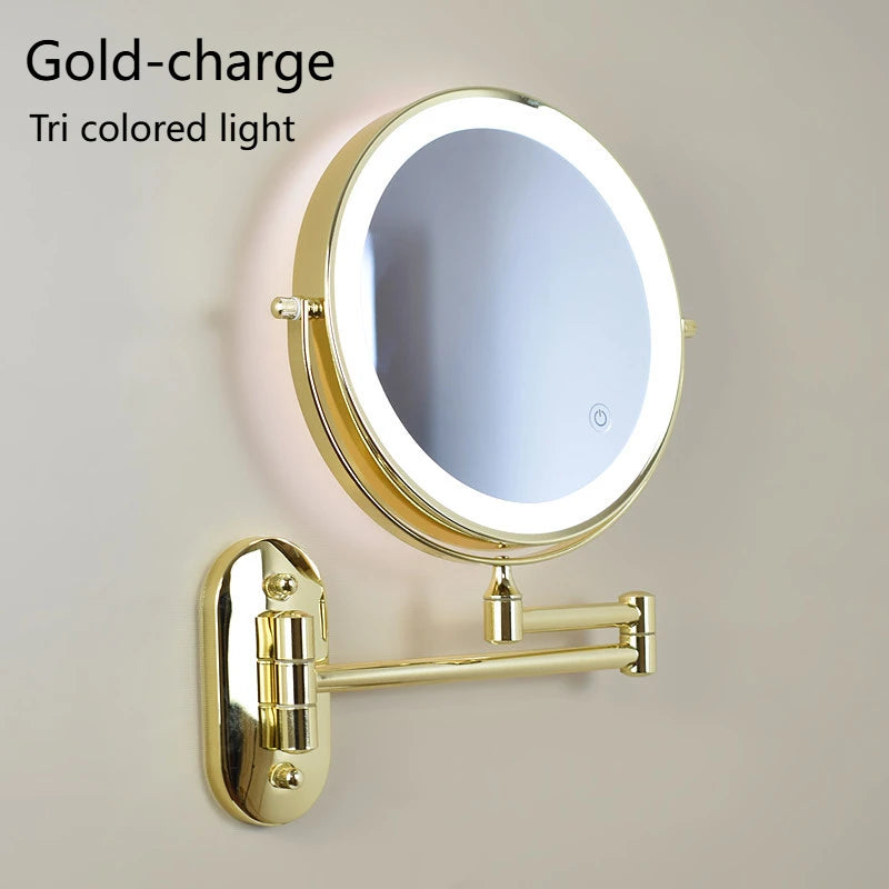 Wall Mounted Makeup Mirror with 10x Magnification - Smarsty