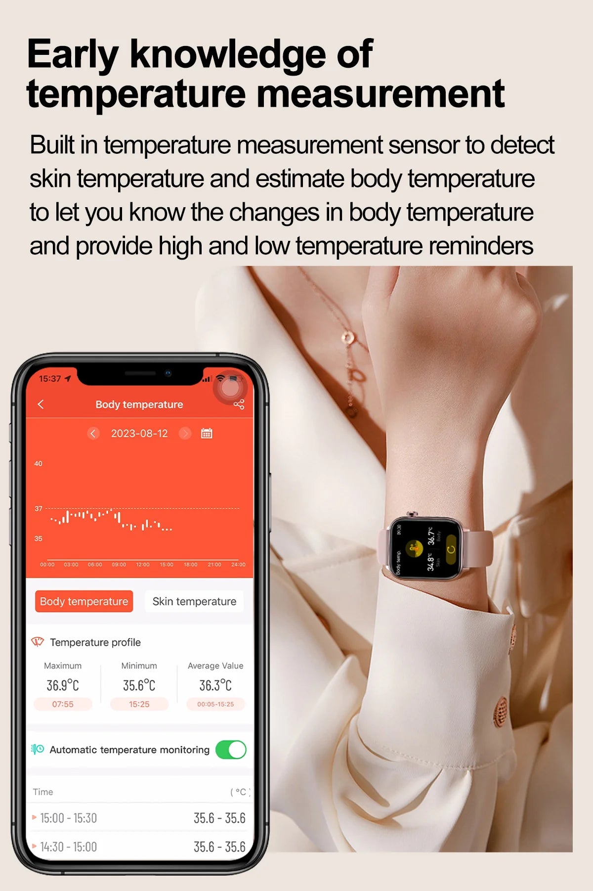 2025 Smart Watch with ECG PPG Health Monitoring - Smarsty