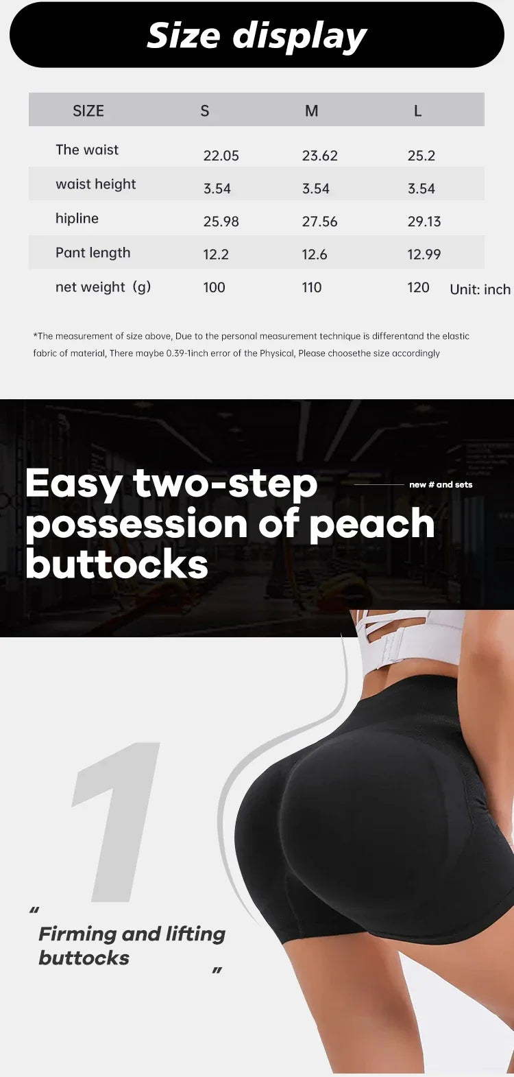 CZGUKE Women High Waist Workout Shorts Butt Lifting Tummy Control Ruched Booty Smile Yoga Short Pant - Smarsty