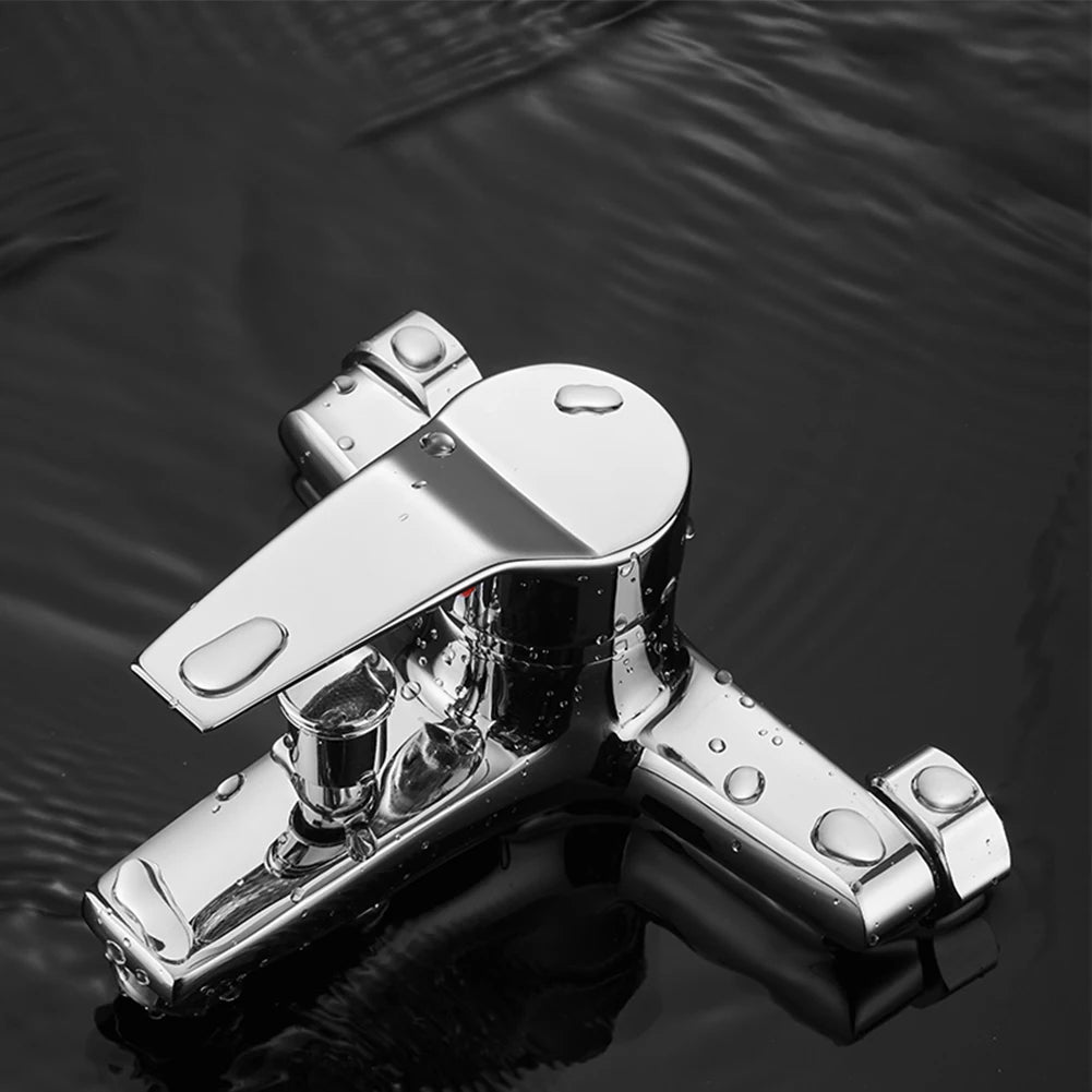 Zinc Alloy Wall Mounted Faucet with Dual Spout - Smarsty