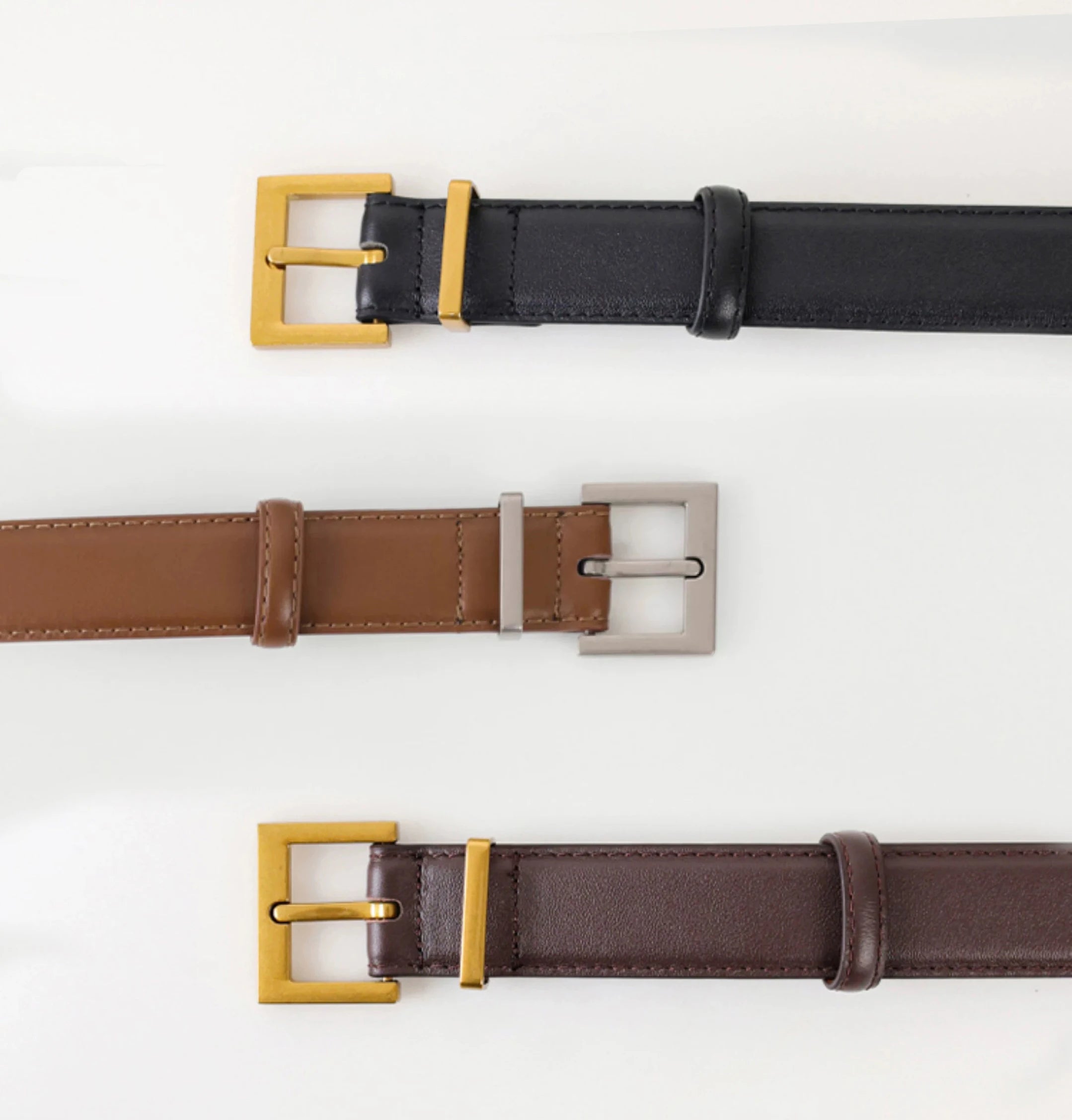 Luxury Double Genuine Leather Belt for Women - Smarsty