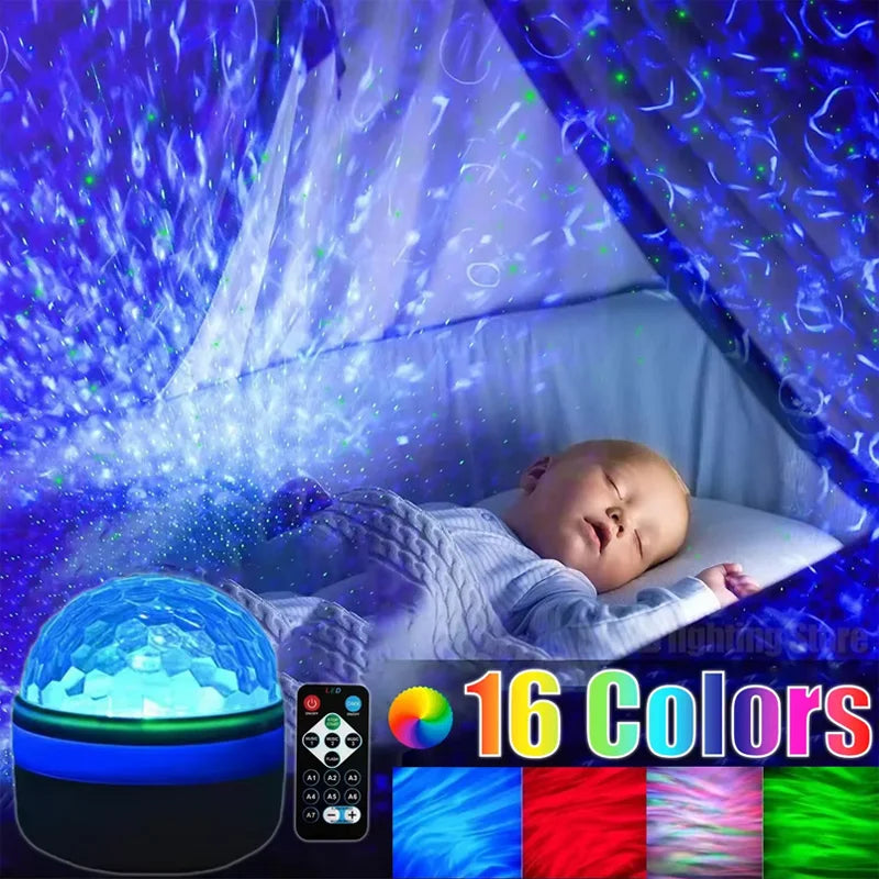 LED Starry Night Light with Remote Control for Magical Atmosphere - Smarsty