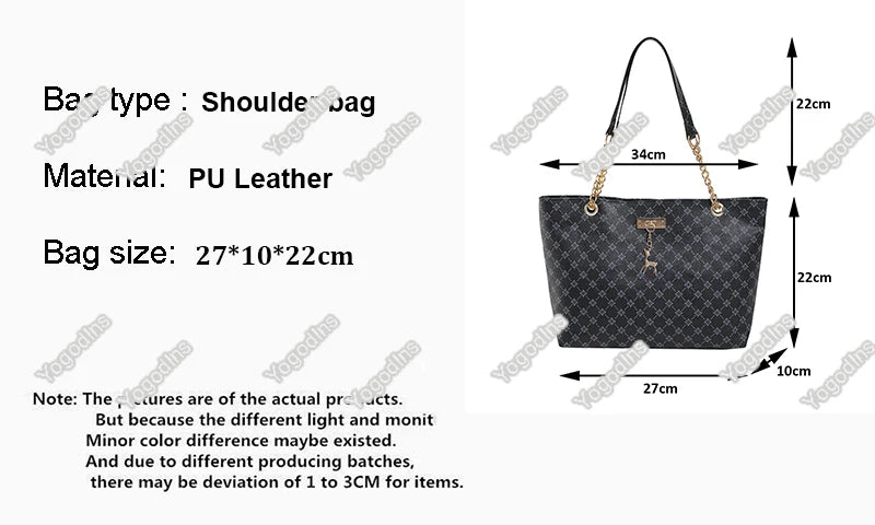 Soft Leather Tote Bag For Women With Hanging Accessories - Smarsty