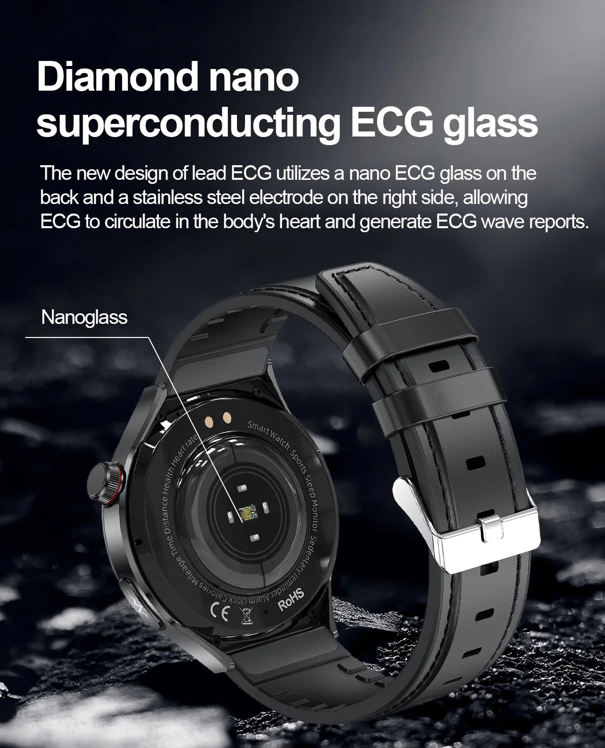 2025 Smart Health Watch with Blood Oxygen and ECG - Smarsty