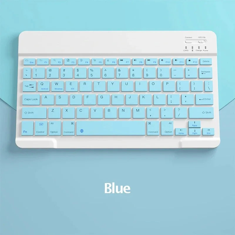 Bluetooth Keyboard 10 Inch For iPad Rechargeable Universal