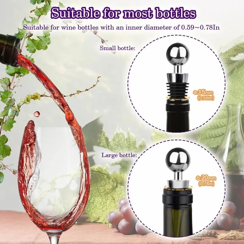 Reusable Plastic Wine Bottle Stoppers for Fresh Storage - Smarsty