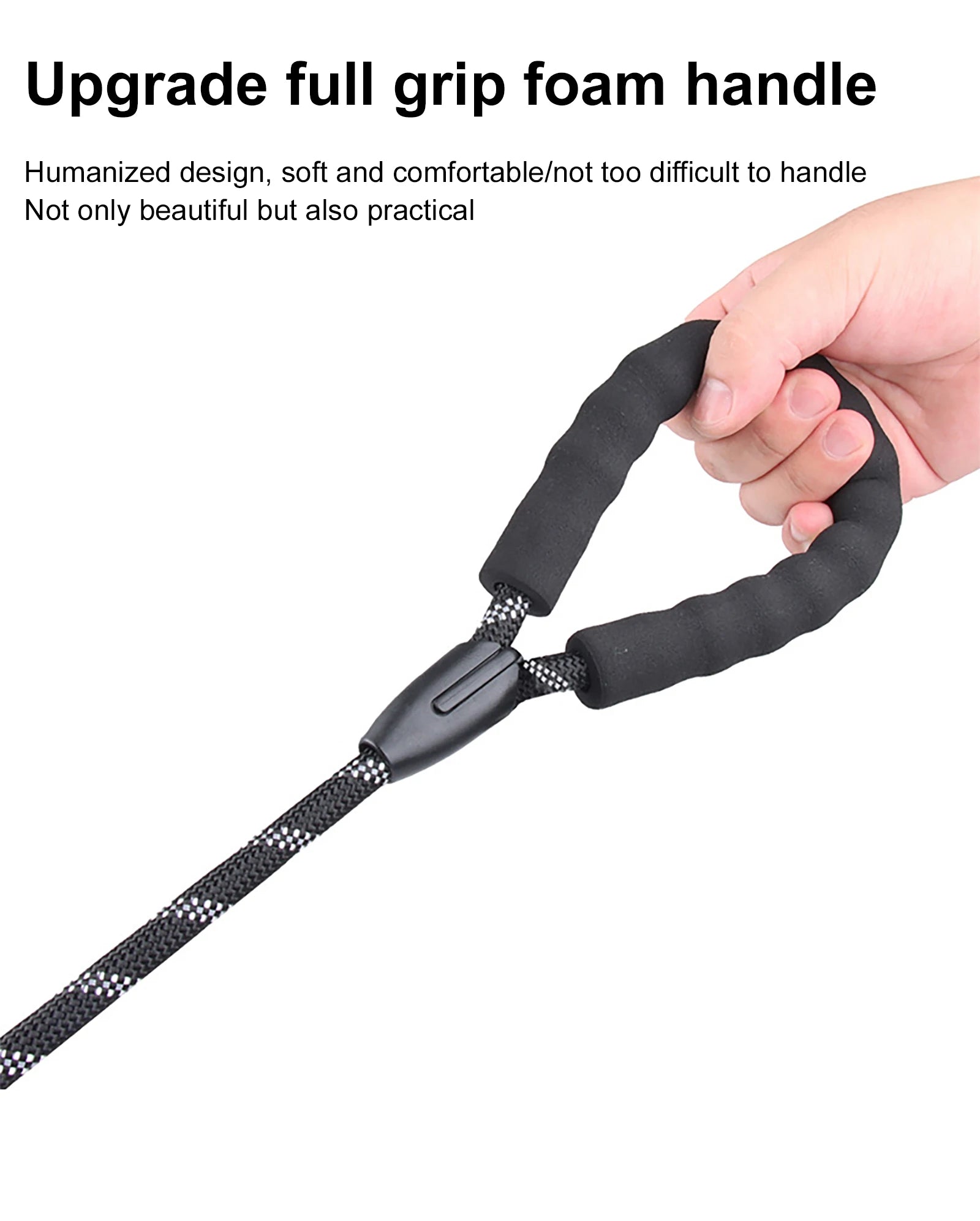 Nylon Reflective Dog Leash with Comfortable Handle - Smarsty