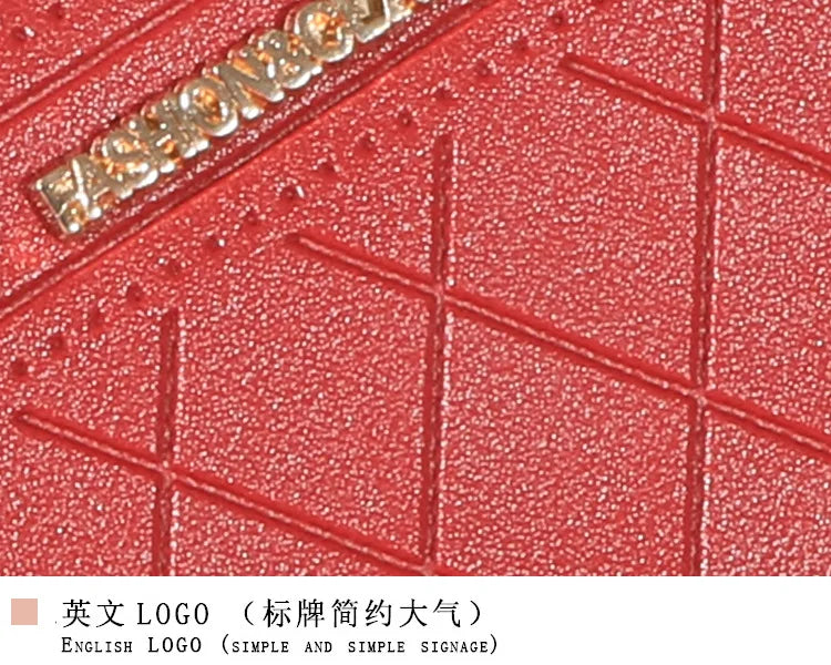 Long Women's Wallet Female Purses Tassel Coin Purse Card Holder Wallets Double Zipper Pu Leather Clutch Luxury Money Phone Bag - Smarsty
