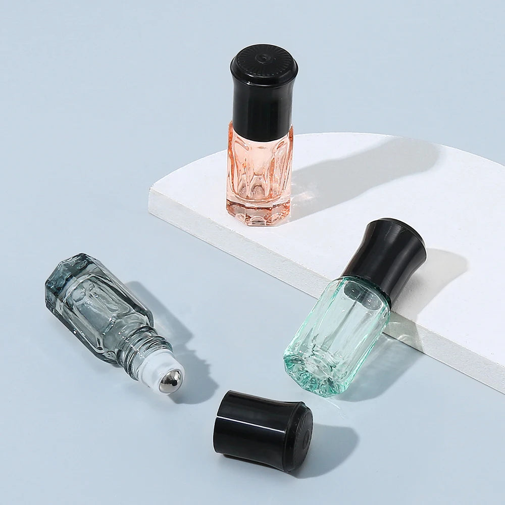 Mini Glass Roll-On Bottles Set for Travel - Smarsty