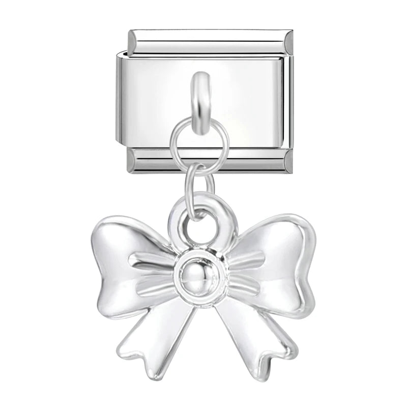 Italian Stainless Steel Charm Links For 9mm Bracelets - Smarsty