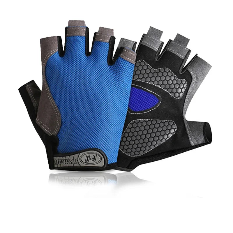 Breathable Half Finger Cycling Gloves Anti Slip Shock Absorption - Smarsty