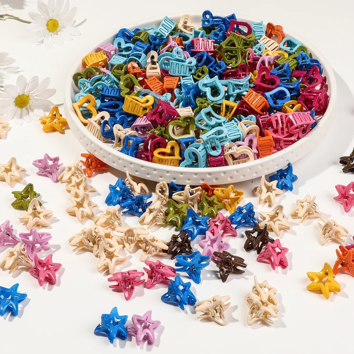 20 Pack Mini Hair Clips Strong Hold Nonslip Durable Claws - Smarsty