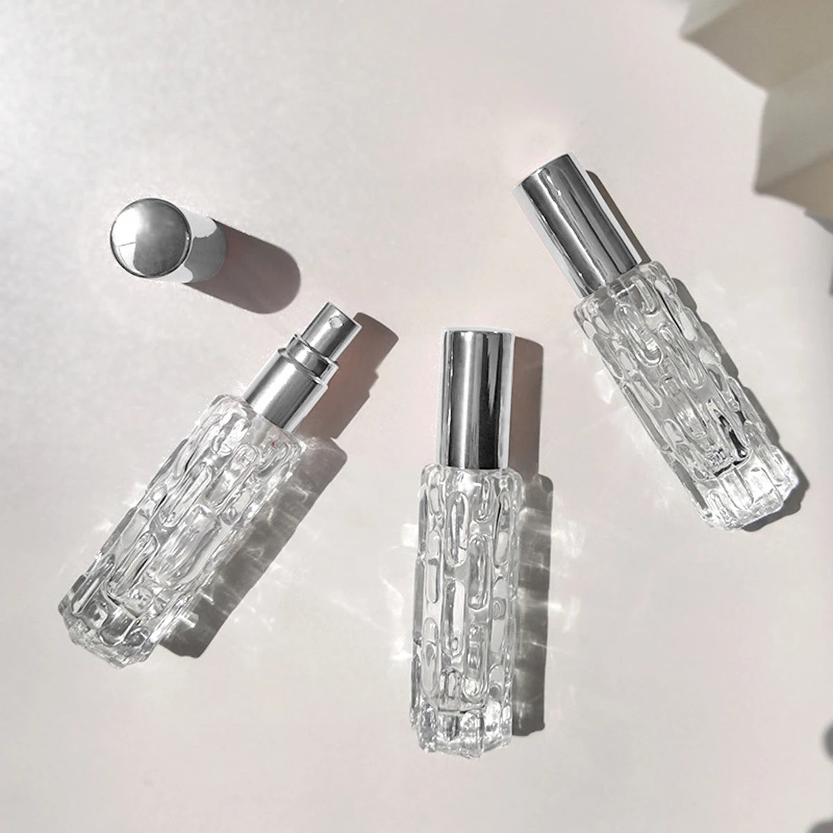 10ml Refillable Glass Perfume Spray Bottle With Aluminum Head - Smarsty