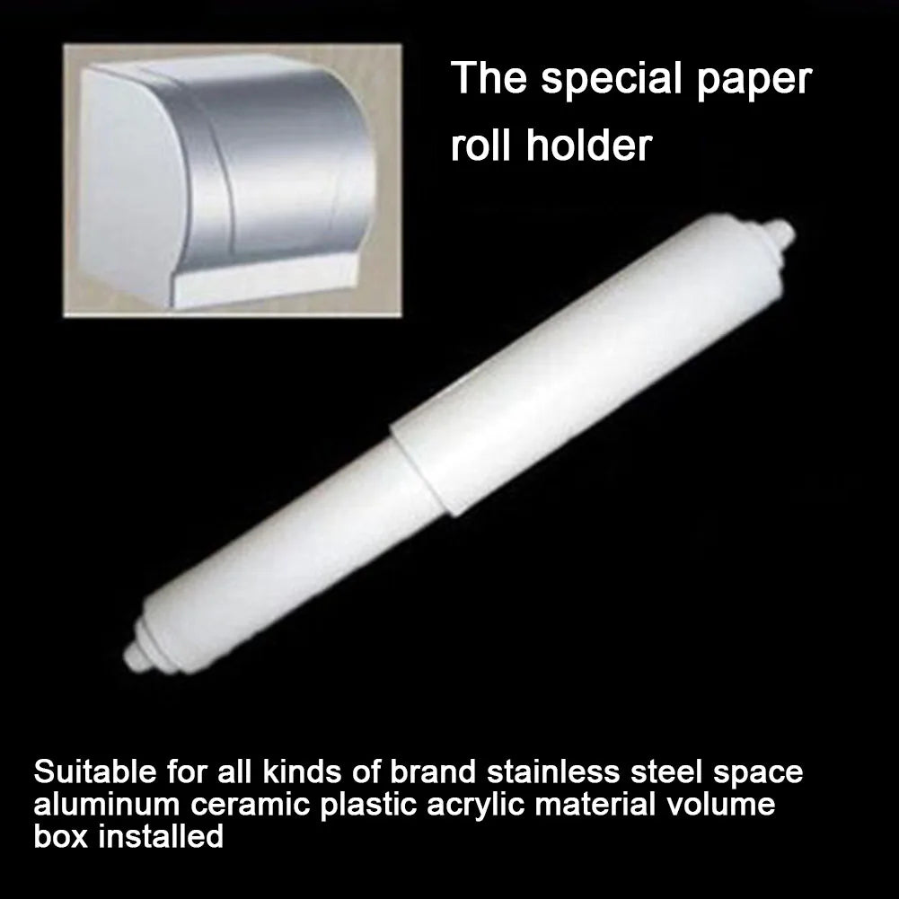 Durable Plastic Toilet Roll Holder Spindle Easy Install - Smarsty