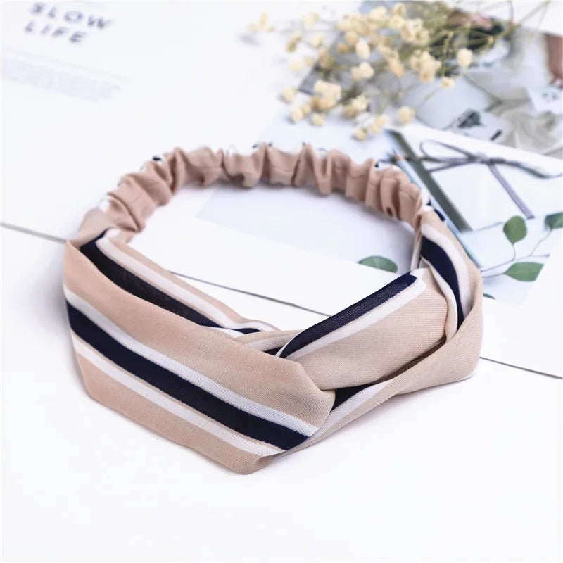 Bohemian Print Headbands For Women Vintage Turban Comfort - Smarsty