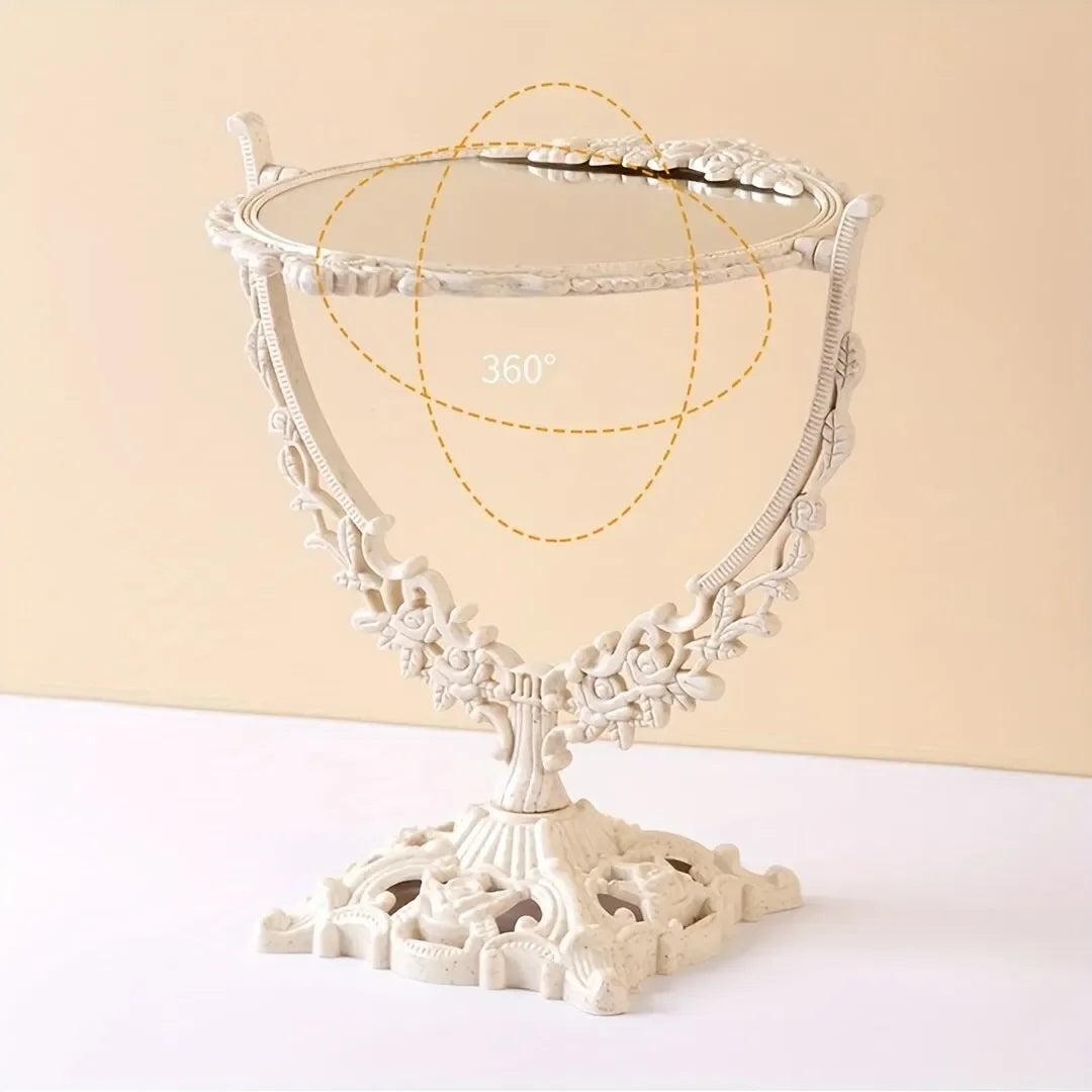 Vintage Double Sided Makeup Mirror for Elegant Touch - Smarsty