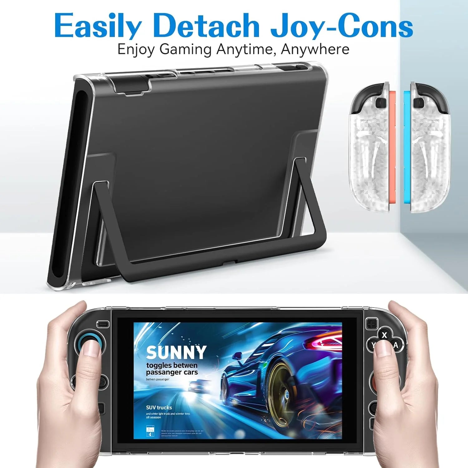 Clear Anti-Scratch Case for Nintendo Switch 2 - Smarsty