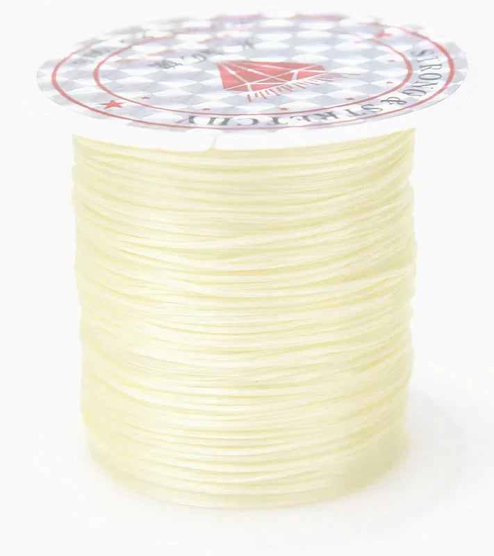 Strong Elastic Beading Cord 1mm 10m Durable Stretch - Smarsty