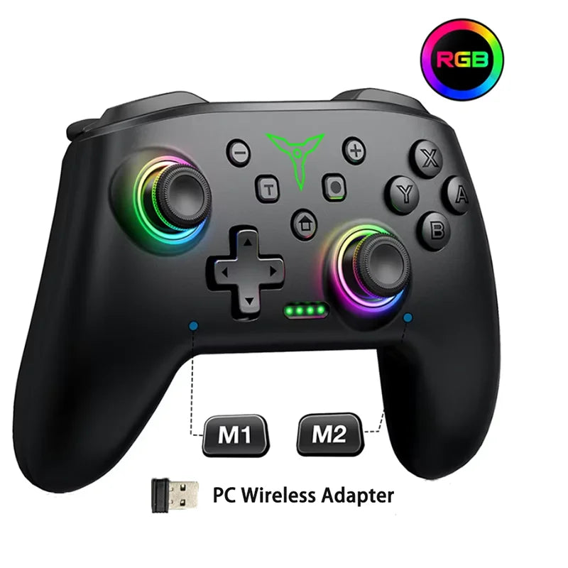 Dinofire Wireless Bluetooth RGB Controller for Nintendo Switch - Smarsty