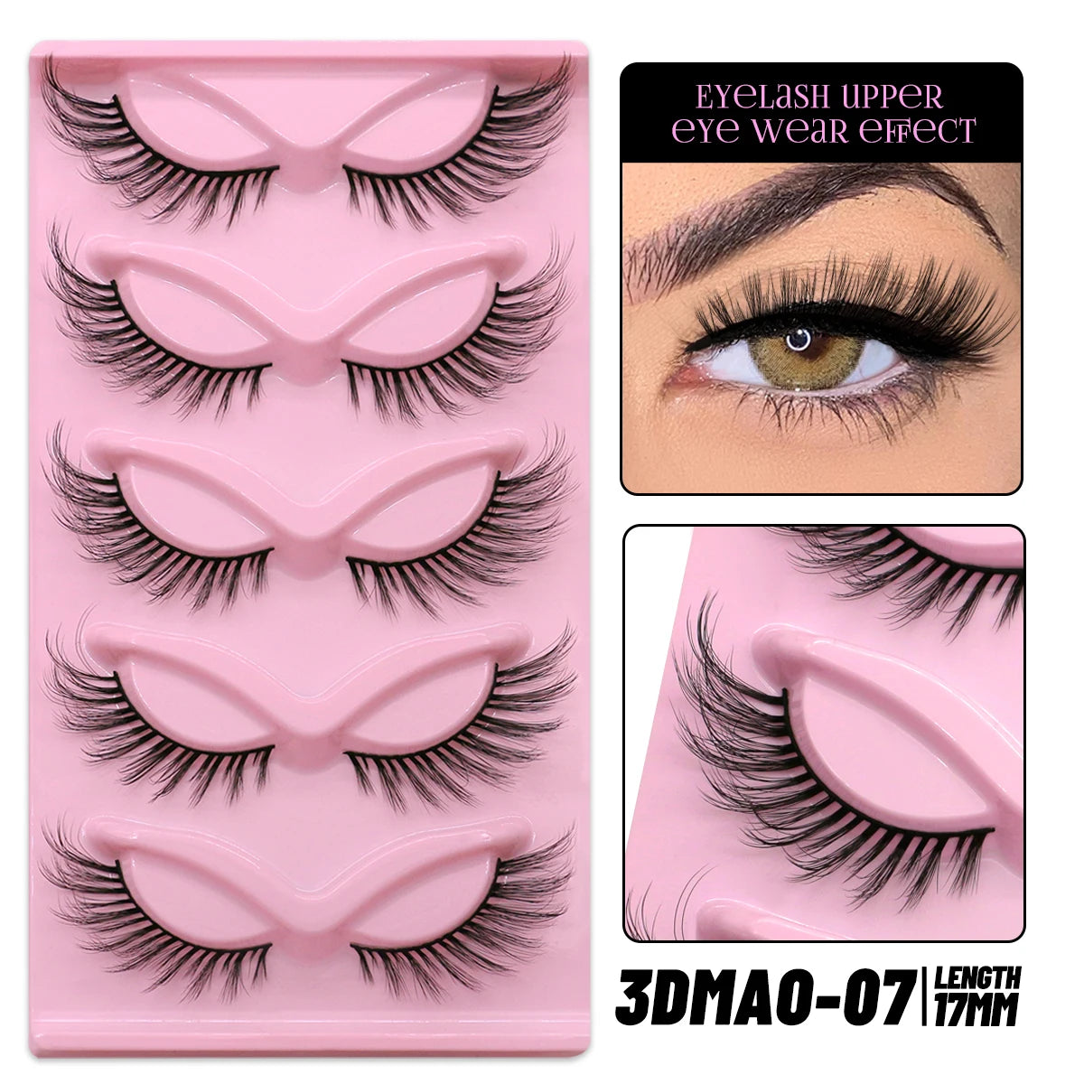 GROINNEYA Winged Cat Eye Faux Mink Lashes - Smarsty