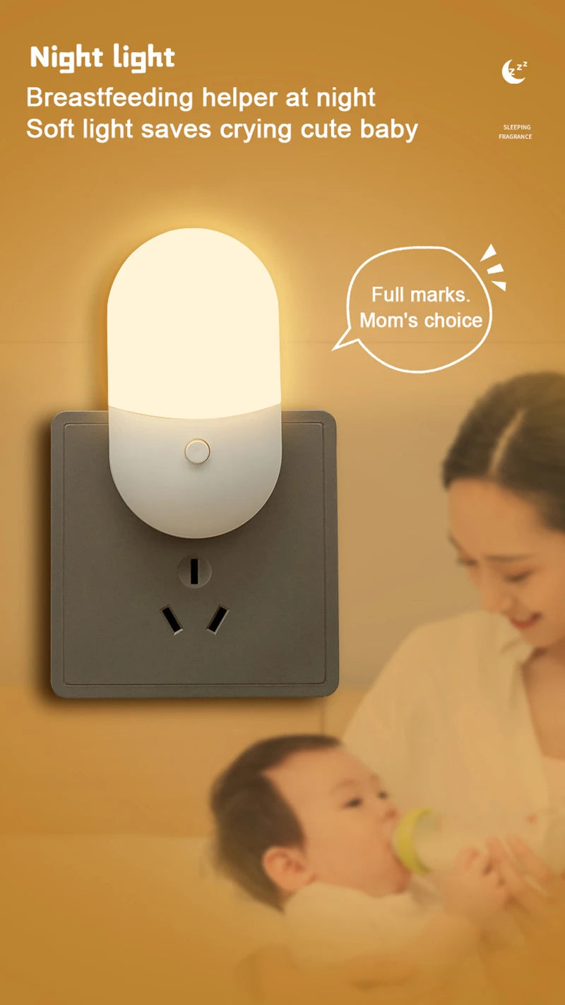 LED Bedside Lamp Mini Night Light for Kids - Smarsty