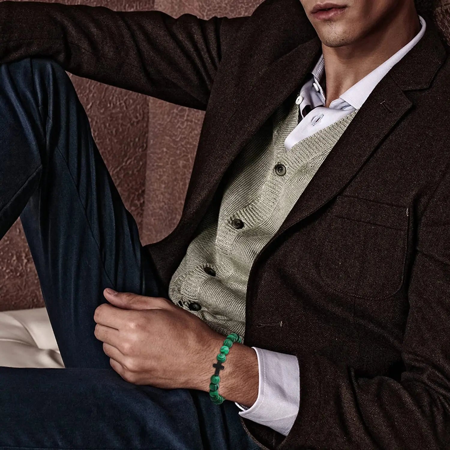 Natural Stone Beads Meditation Bracelet for Yoga - Smarsty