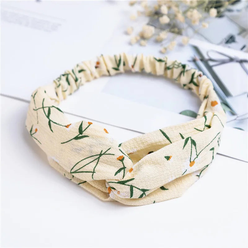 Bohemian Print Headbands For Women Vintage Turban Comfort - Smarsty