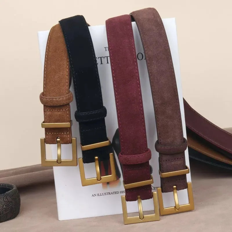 Luxury Double Genuine Leather Belt for Women - Smarsty