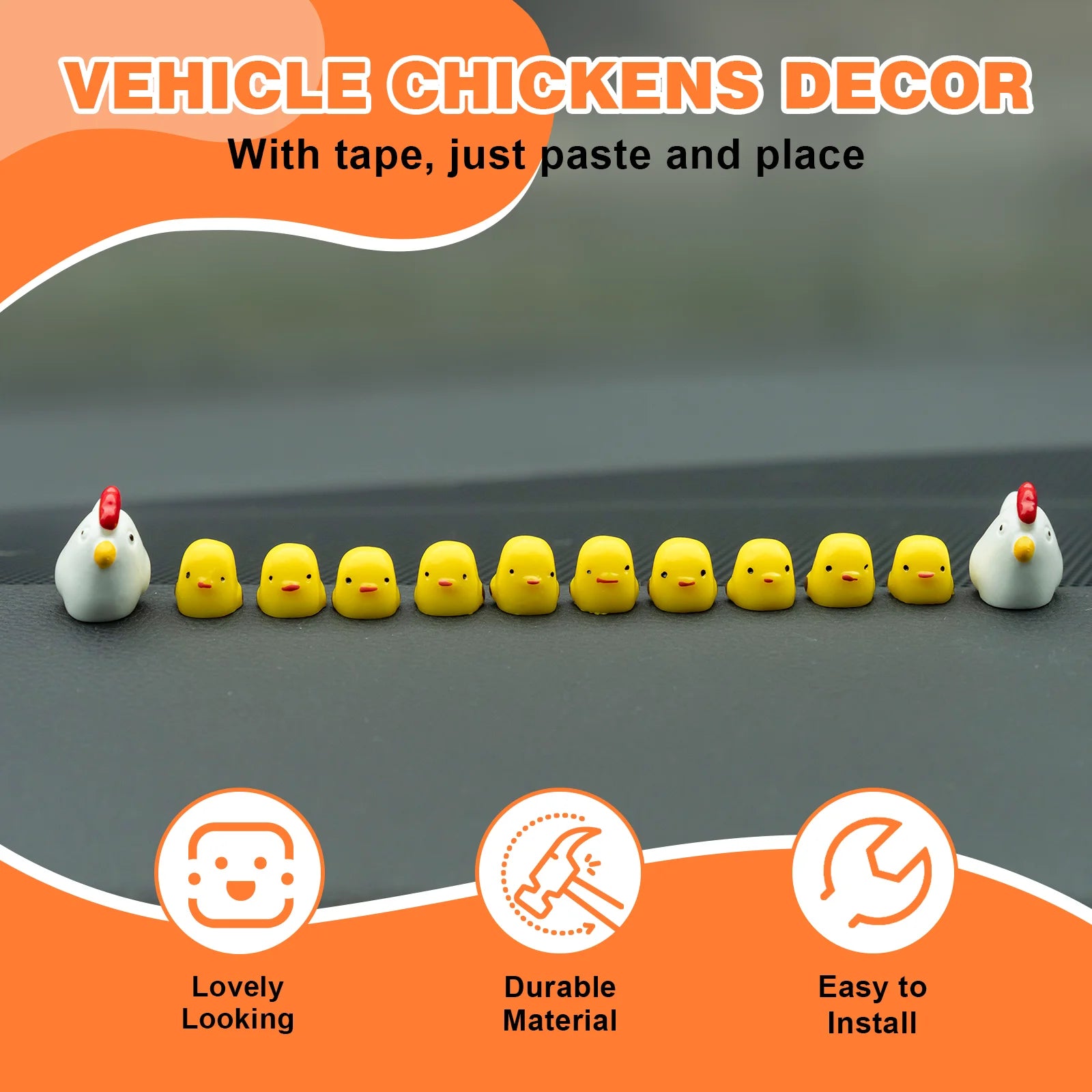 Cute Mini Animal Car Dashboard Decor Fun Ornaments For Cars - Smarsty