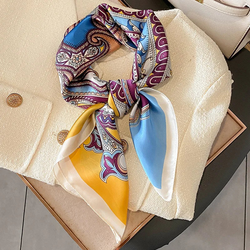 Luxury Silk Horse Print Scarf for Women - Smarsty