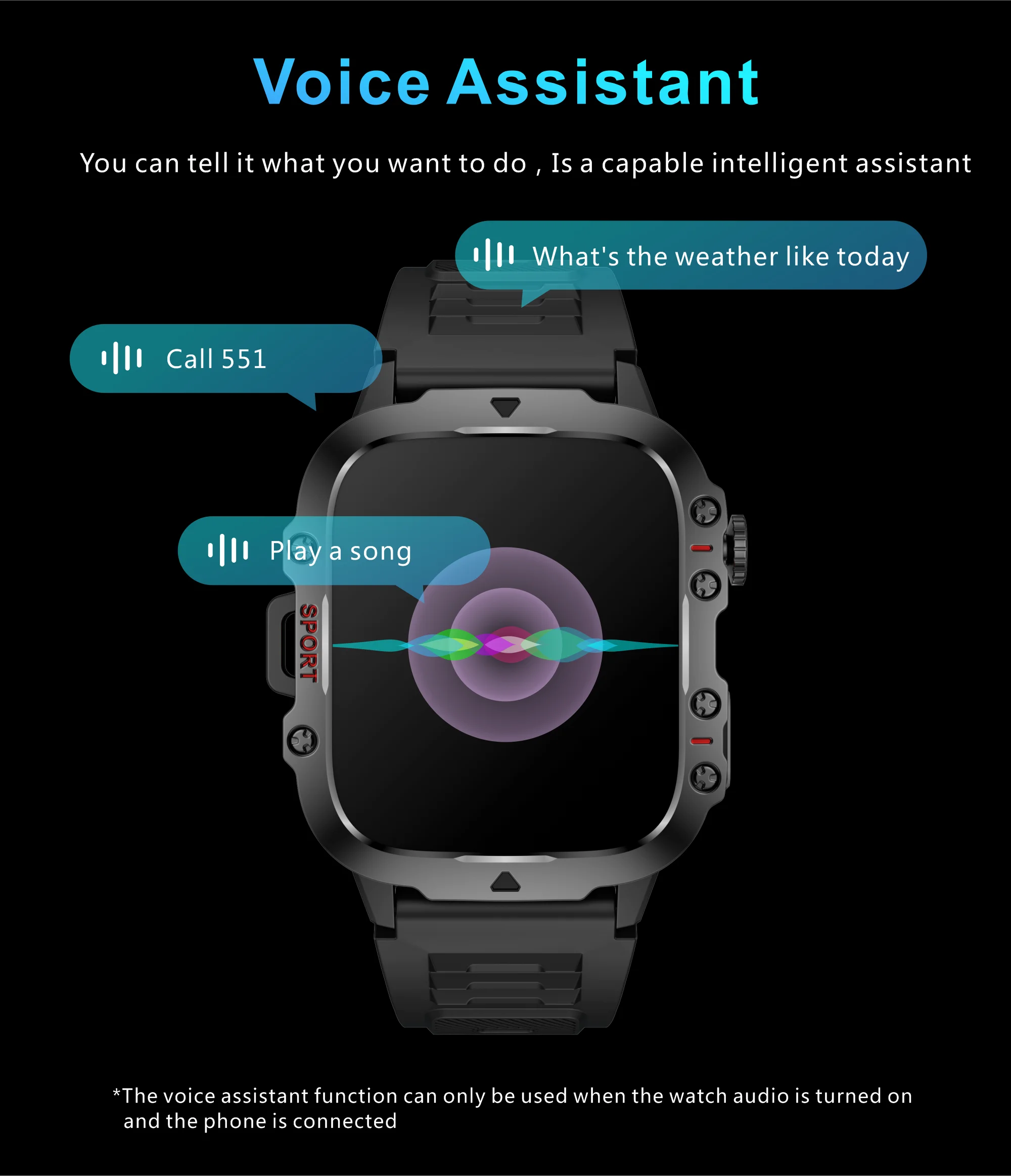 Smart Waterproof Fitness Smartwatch with Bluetooth Call - Smarsty