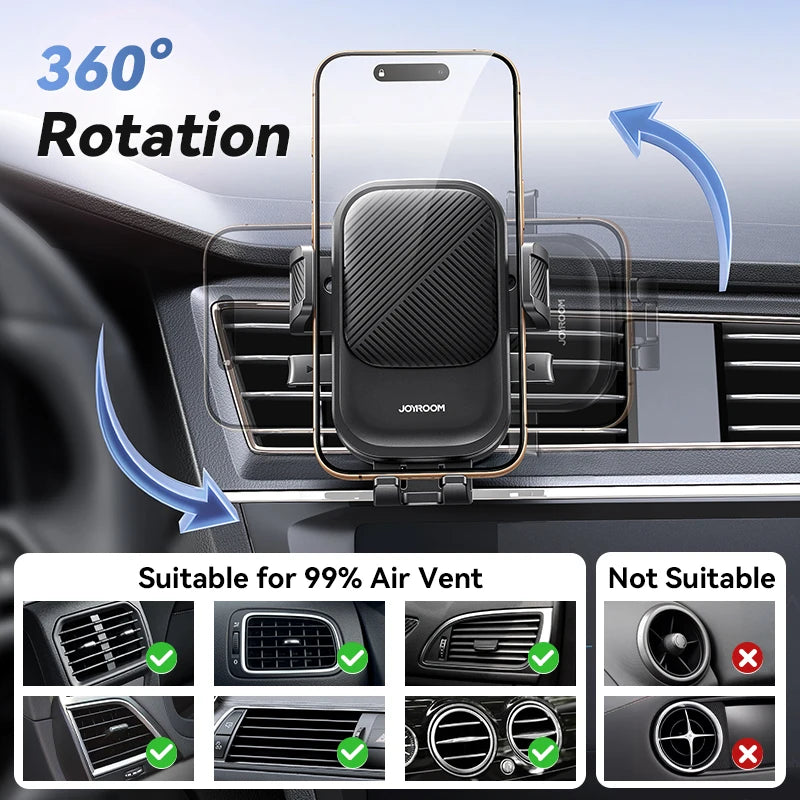 Car Air Vent Phone Holder Mount 360 Rotation Universal - Smarsty
