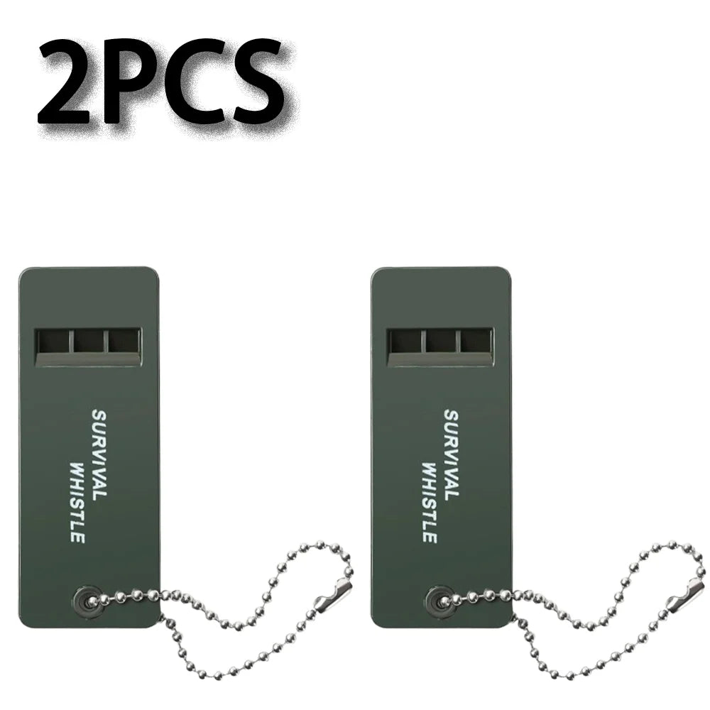 3-Frequency Whistle High Decibel Survival Whistle Outdoor Hiking Camping Whistle 3 Holes Hunting Whistle Emergency Survival Tool by Smarsty