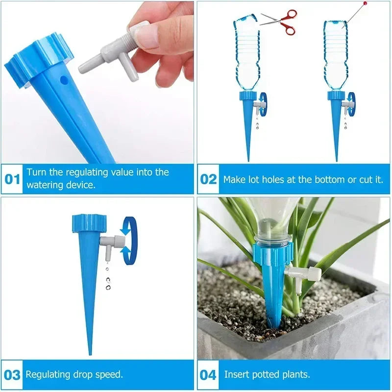Automatic Drip Irrigation System for Effortless Plant Care - Smarsty