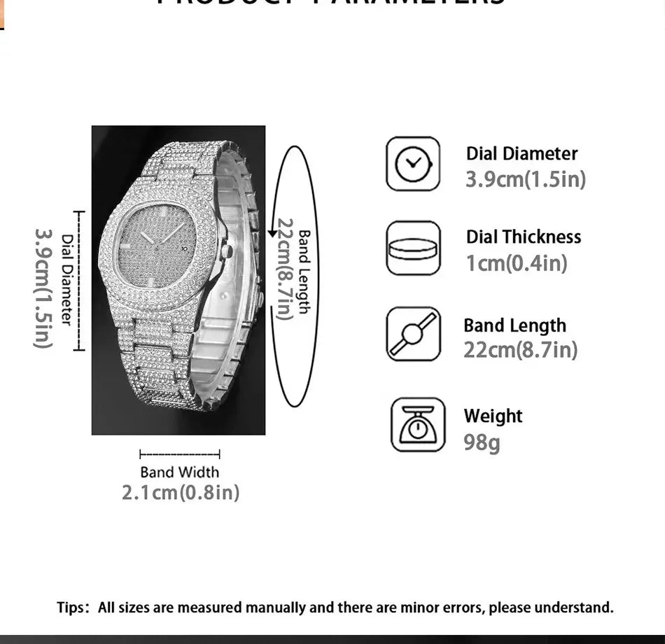 Luxury Men's Stainless Steel Sports Watch with Luminous Feature - Smarsty