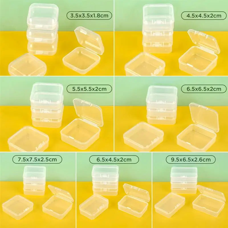 Translucent Plastic Jewelry Storage Box Set - Smarsty
