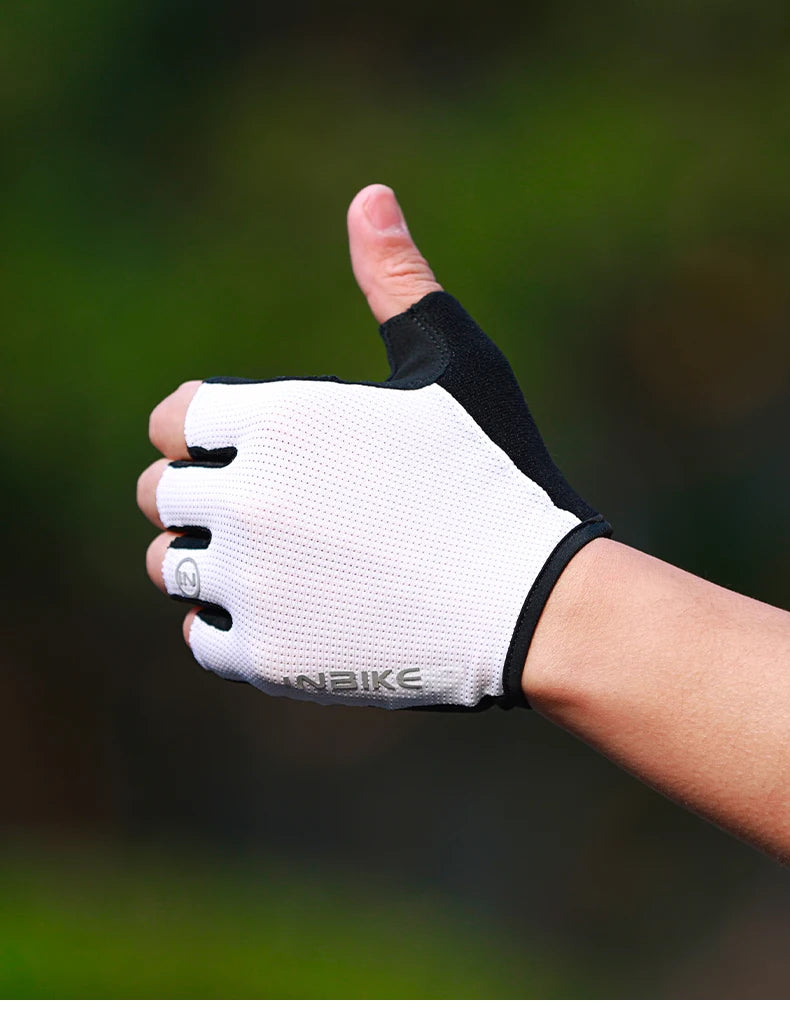 INBIKE Breathable Half Finger Cycling Gloves with Shock Absorption - Smarsty