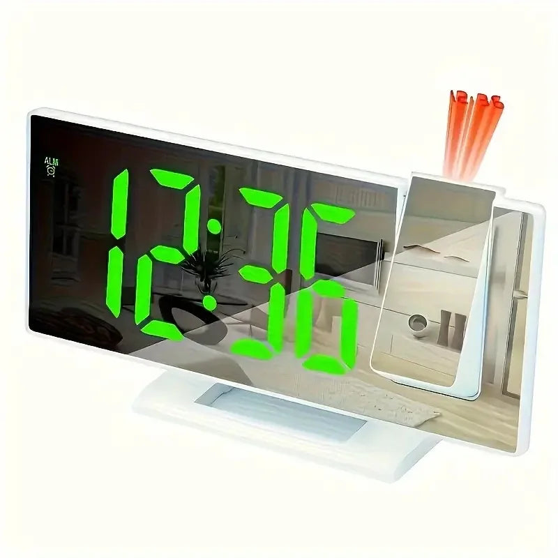 Intelligent Projection Alarm Clock with Large Screen - Smarsty