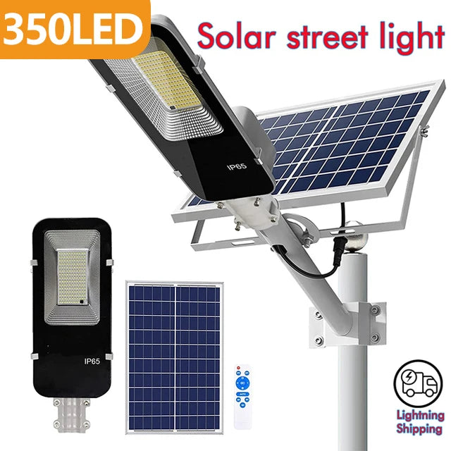 200W Solar Street Light with Automatic Dusk to Dawn Feature - Smarsty