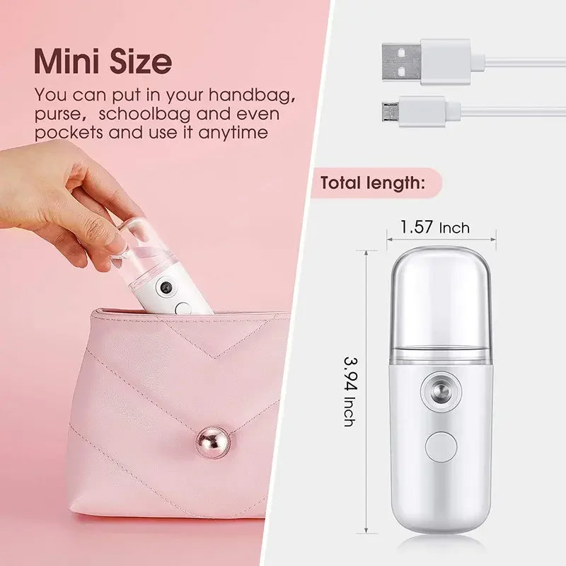 Portable Nano Facial Sprayer for Instant Hydration - Smarsty
