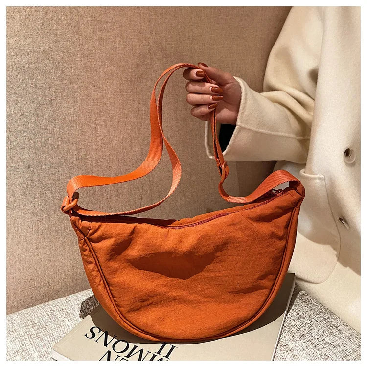 Casual Nylon Crossbody Bag for Women Large Capacity - Smarsty