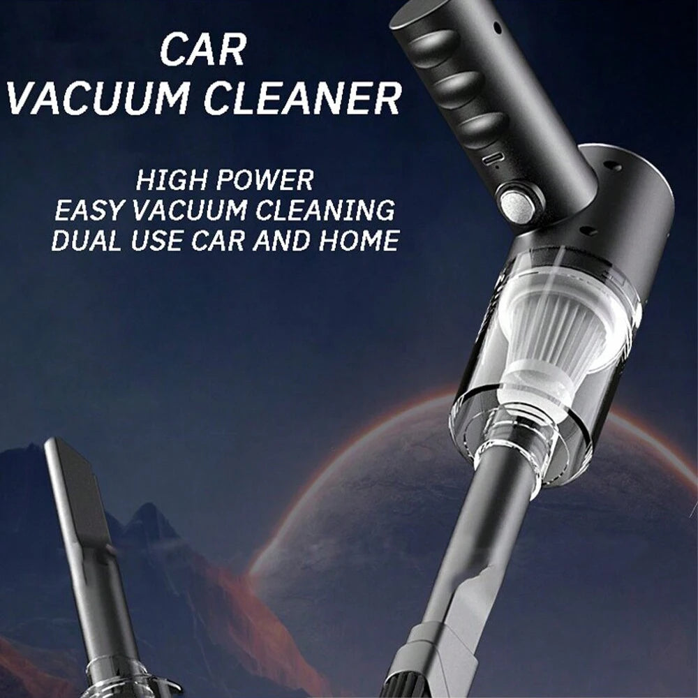 3 In 1 Integrated Suction And Blowing Vacuum Combination Vacuum Cleaner USB Charging Small Car Household Vacuum Cleaner - Smarsty