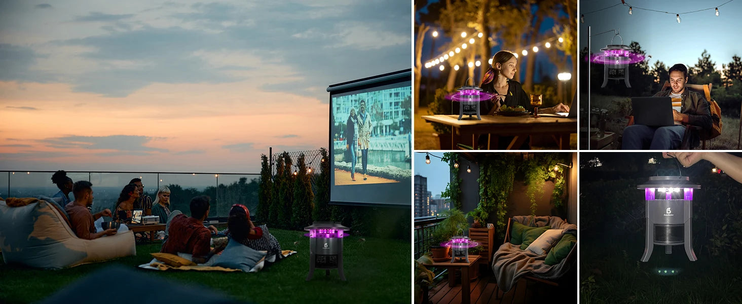 Bug Zapper Outdoor, Mosquito Zapper, Electric Fly Zapper, Mosquito Killer, Fly Traps,Flying Insects Zapper Indoor Outdoor