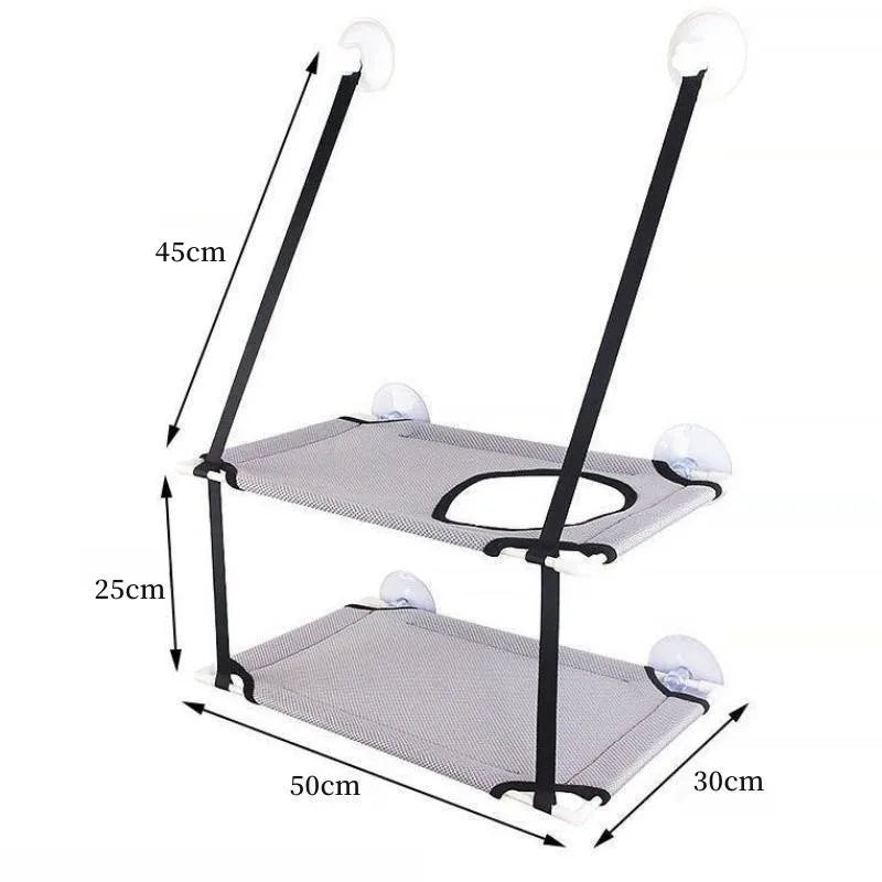 Cat Hammock Window Bed for Sunny Relaxation - Smarsty