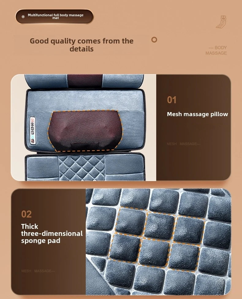 Full Body Massage Pad with 10 Zone Vibration Relief - Smarsty