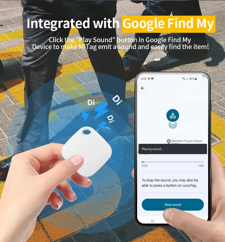 Bluetooth GPS Tracker for Android Devices with Key Finder - Smarsty