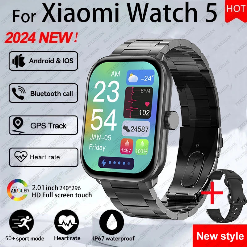 Xiaomi Watch 5 Global Version with HD AMOLED Screen - Smarsty
