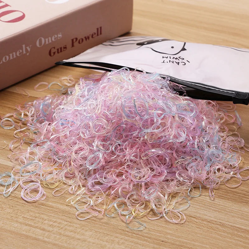 Colorful Kids Hair Ties Ponytail Bands Gentle Non Slip - Smarsty