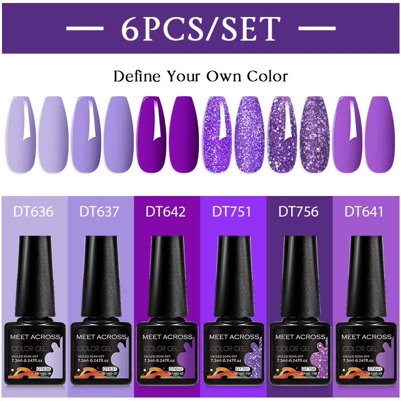 Sparkly Red Pink Gel Nail Polish Set for Stunning Nail Art - Smarsty