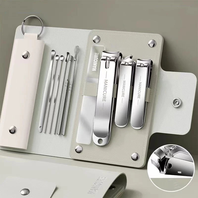 Portable Manicure Set with Sharp Stainless Steel Tools - Smarsty
